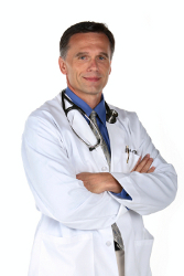 Spokojený lékař - ilustrační foto